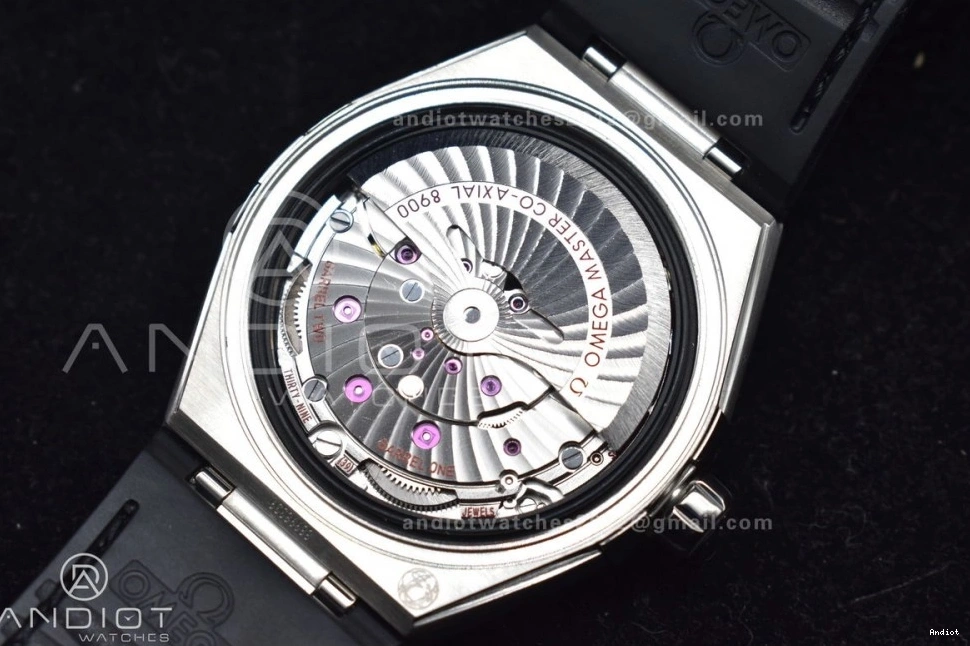Best on Constellation Gray Super SBF Black Strap SS Gummy 1:1 Edition Cozy Clone Dial A8900 418 0728